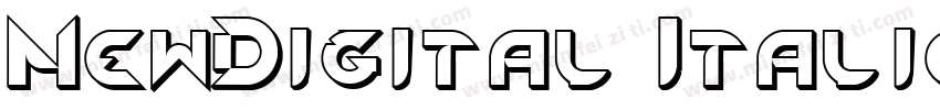 NewDigital Italic字体转换